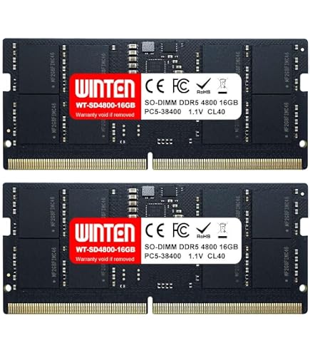 Amazon.co.jp: Samsung 16GB (8GBX2) DDR5 4800MHz PC5-38400 SODIMM